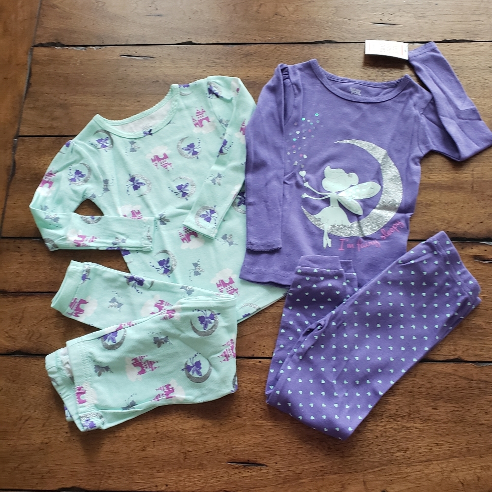 NWT 🧚‍♀️Carters 4-piece🧚‍♀️ Fairy PJs
